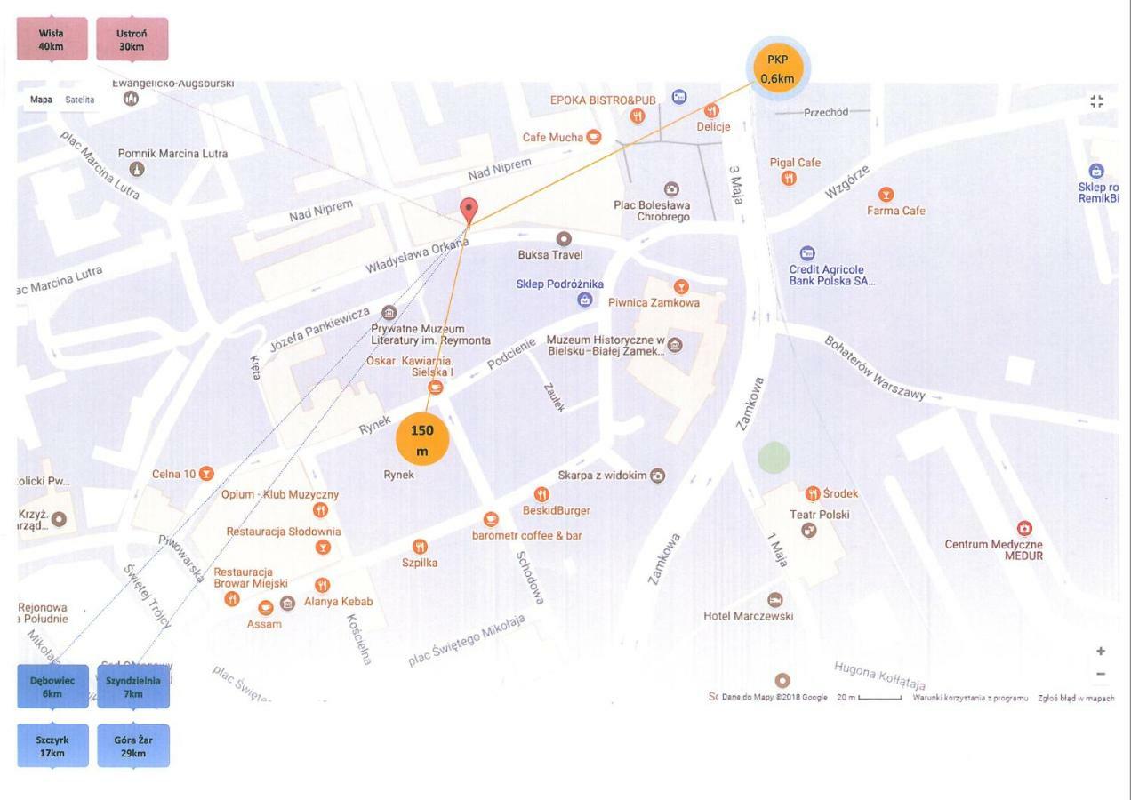 Apartamenty Orkana Bielsko-Biała Esterno foto